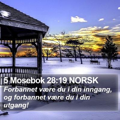 5 Mosebok 28:19 NORSK Bible Verse Image