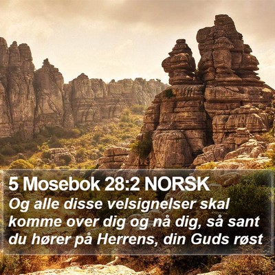 5 Mosebok 28:2 NORSK Bible Verse Image