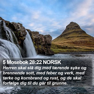 5 Mosebok 28:22 NORSK Bible Verse Image