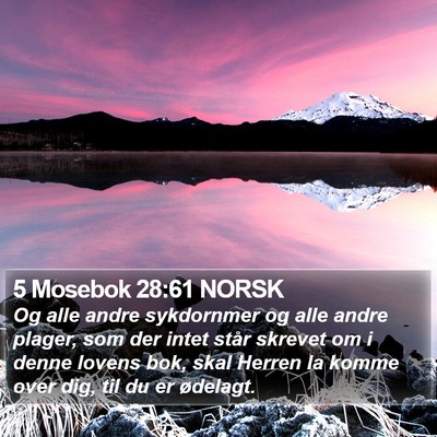 5 Mosebok 28:61 NORSK Bible Verse Image