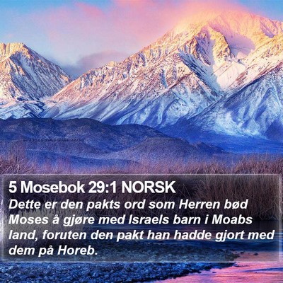 5 Mosebok 29:1 NORSK Bible Verse Image