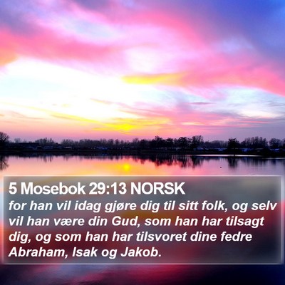 5 Mosebok 29:13 NORSK Bible Verse Image