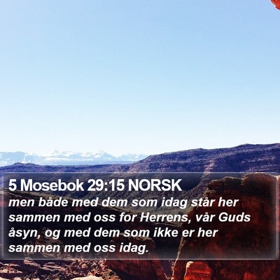 5 Mosebok 29:15 NORSK Bible Verse Image