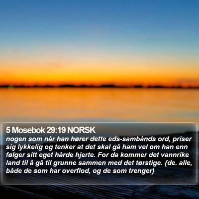 5 Mosebok 29:19 NORSK Bible Verse Image