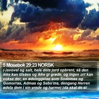 5 Mosebok 29:23 NORSK Bible Verse Image