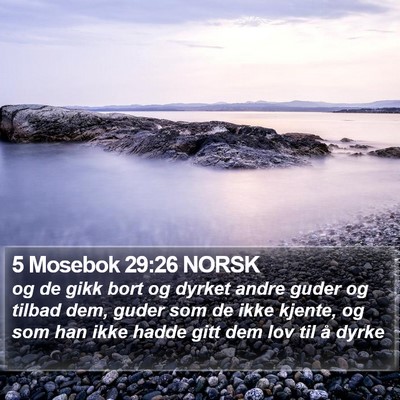 5 Mosebok 29:26 NORSK Bible Verse Image