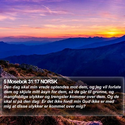 5 Mosebok 31:17 NORSK Bible Verse Image