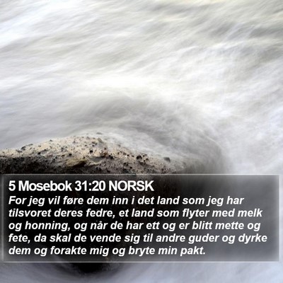 5 Mosebok 31:20 NORSK Bible Verse Image