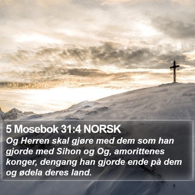 5 Mosebok 31:4 NORSK Bible Verse Image