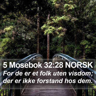5 Mosebok 32:28 NORSK Bible Verse Image