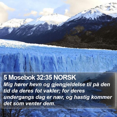 5 Mosebok 32:35 NORSK Bible Verse Image