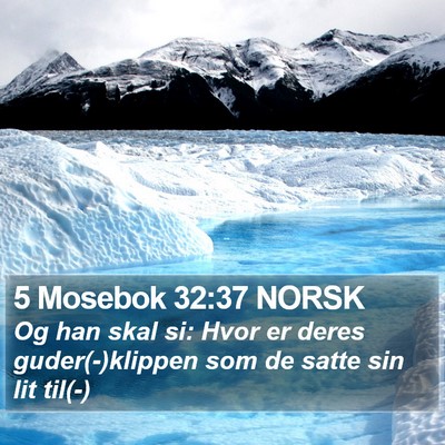 5 Mosebok 32:37 NORSK Bible Verse Image