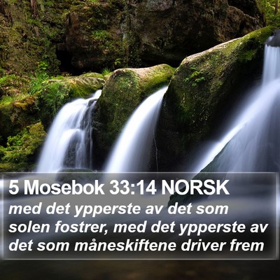 5 Mosebok 33:14 NORSK Bible Verse Image