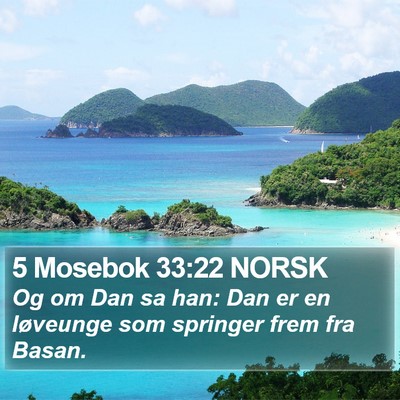 5 Mosebok 33:22 NORSK Bible Verse Image