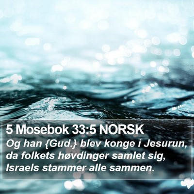 5 Mosebok 33:5 NORSK Bible Verse Image