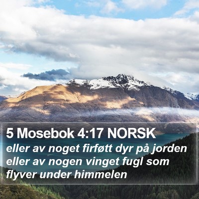 5 Mosebok 4:17 NORSK Bible Verse Image