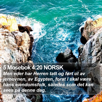 5 Mosebok 4:20 NORSK Bible Verse Image