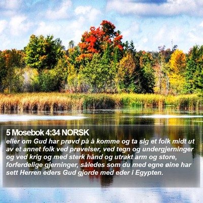 5 Mosebok 4:34 NORSK Bible Verse Image
