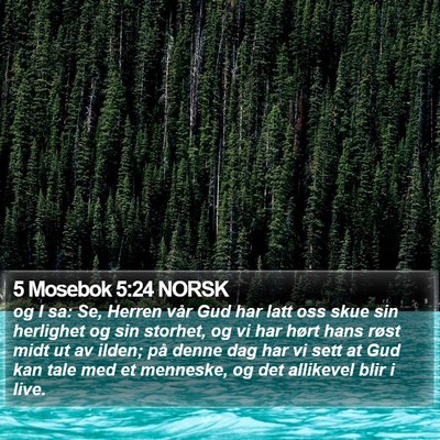 5 Mosebok 5:24 NORSK Bible Verse Image