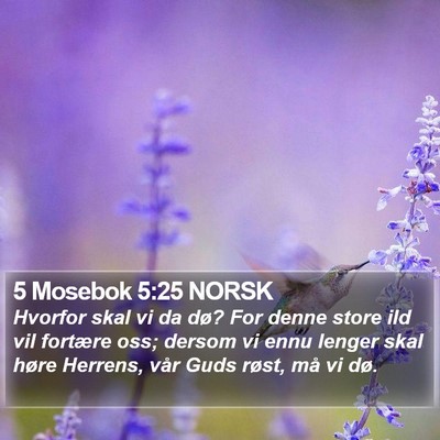 5 Mosebok 5:25 NORSK Bible Verse Image