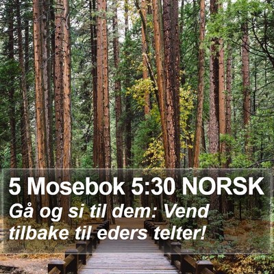 5 Mosebok 5:30 NORSK Bible Verse Image