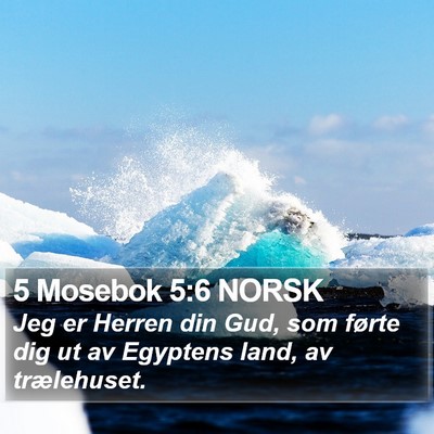 5 Mosebok 5:6 NORSK Bible Verse Image