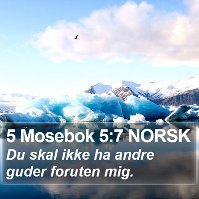 5 Mosebok 5:7 NORSK Bible Verse Image