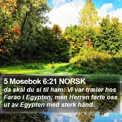 5 Mosebok 6:21 NORSK Bible Verse Image
