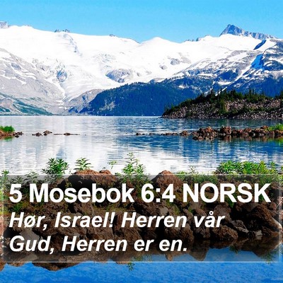 5 Mosebok 6:4 NORSK Bible Verse Image