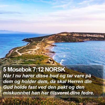 5 Mosebok 7:12 NORSK Bible Verse Image