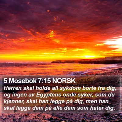 5 Mosebok 7:15 NORSK Bible Verse Image