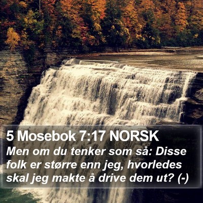 5 Mosebok 7:17 NORSK Bible Verse Image