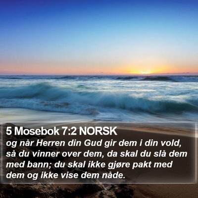 5 Mosebok 7:2 NORSK Bible Verse Image