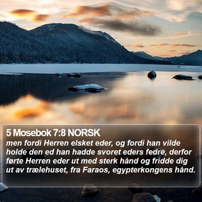 5 Mosebok 7:8 NORSK Bible Verse Image