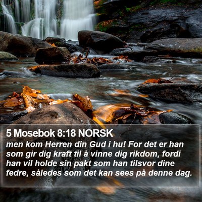 5 Mosebok 8:18 NORSK Bible Verse Image