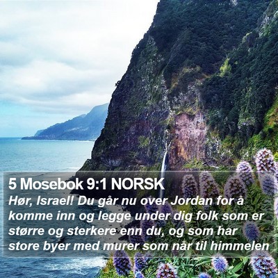 5 Mosebok 9:1 NORSK Bible Verse Image