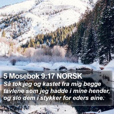 5 Mosebok 9:17 NORSK Bible Verse Image