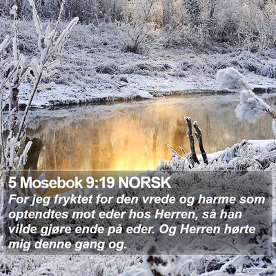 5 Mosebok 9:19 NORSK Bible Verse Image