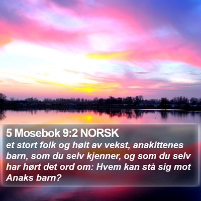 5 Mosebok 9:2 NORSK Bible Verse Image