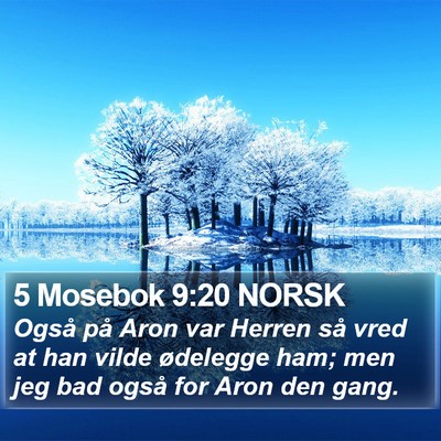 5 Mosebok 9:20 NORSK Bible Verse Image