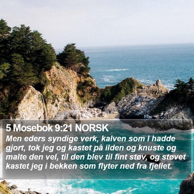 5 Mosebok 9:21 NORSK Bible Verse Image