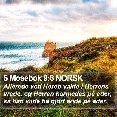 5 Mosebok 9:8 NORSK Bible Verse Image