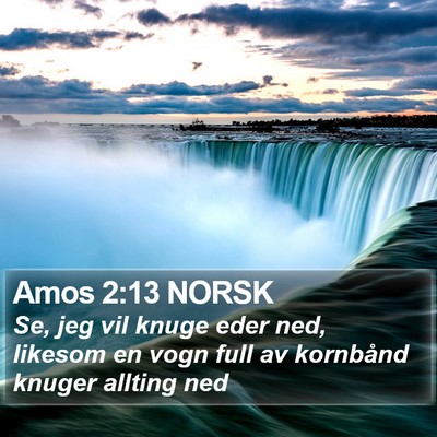 Amos 2:13 NORSK Bible Verse Image