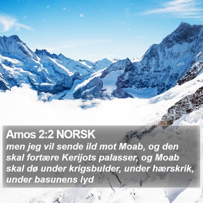 Amos 2:2 NORSK Bible Verse Image