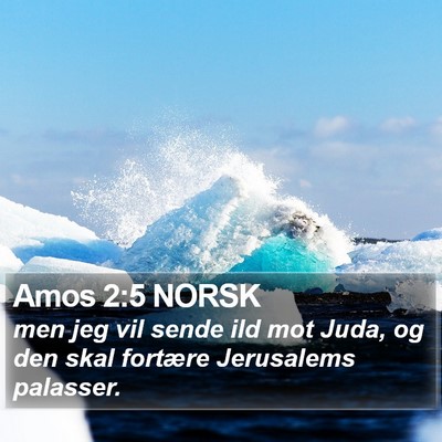 Amos 2:5 NORSK Bible Verse Image