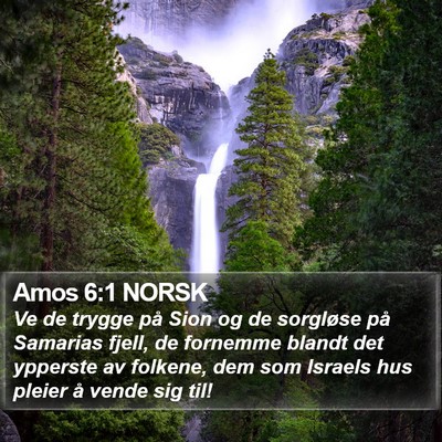 Amos 6:1 NORSK Bible Verse Image