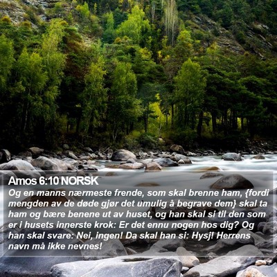 Amos 6:10 NORSK Bible Verse Image
