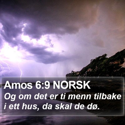 Amos 6:9 NORSK Bible Verse Image