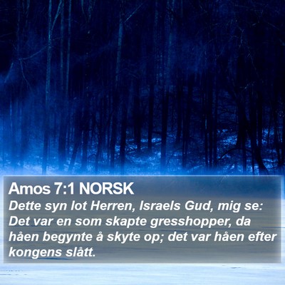 Amos 7:1 NORSK Bible Verse Image