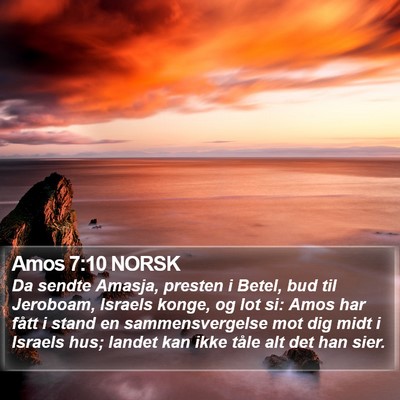 Amos 7:10 NORSK Bible Verse Image